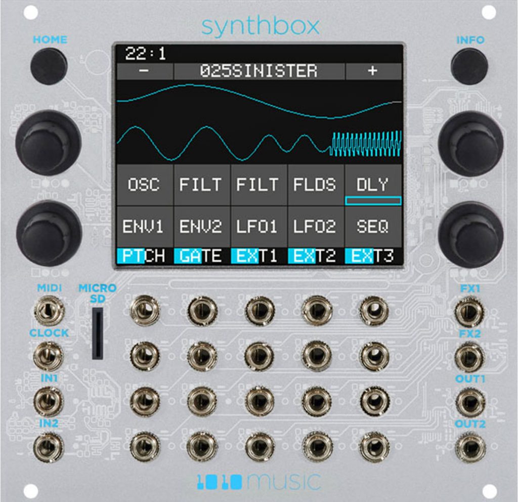 Synthbox Polyphonic Synthesizer 1010music LLC