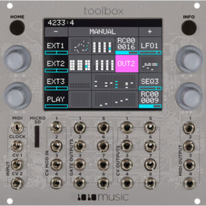 Toolbox - Sequencer and Function Generator Module for Eurorack