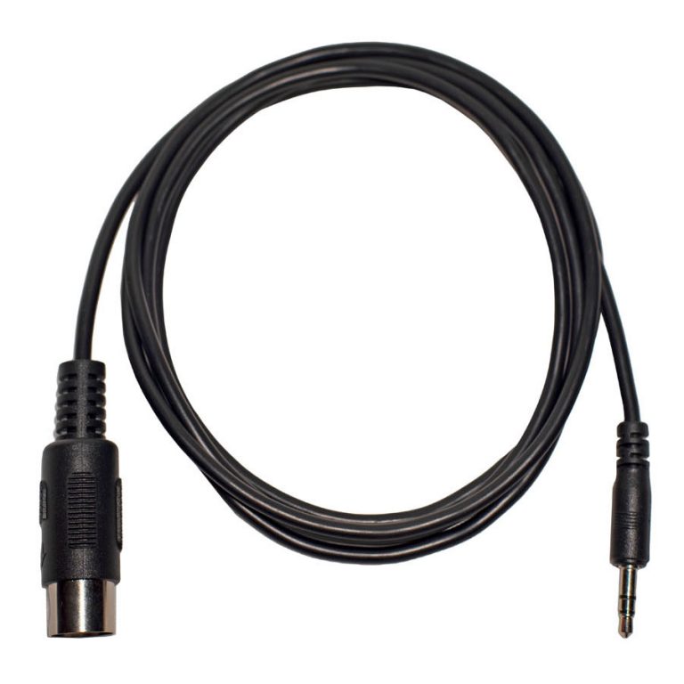 4 Ft MIDI Cable - 3.5mm TRS To 5 Pin DIN - 1010music LLC