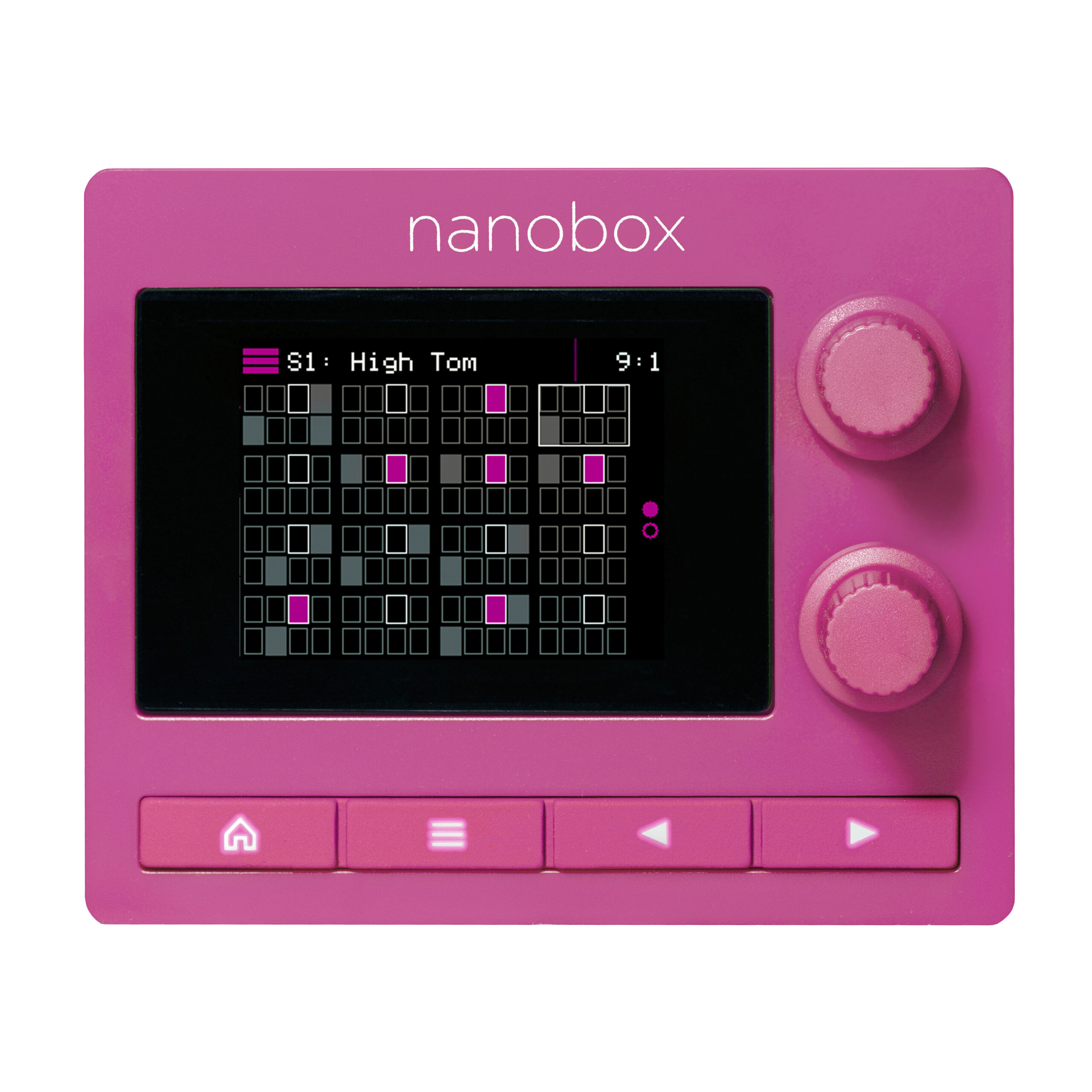 nanobox | razzmatazz - Mini Drum Sequencer with FM Synthesis and Sampling