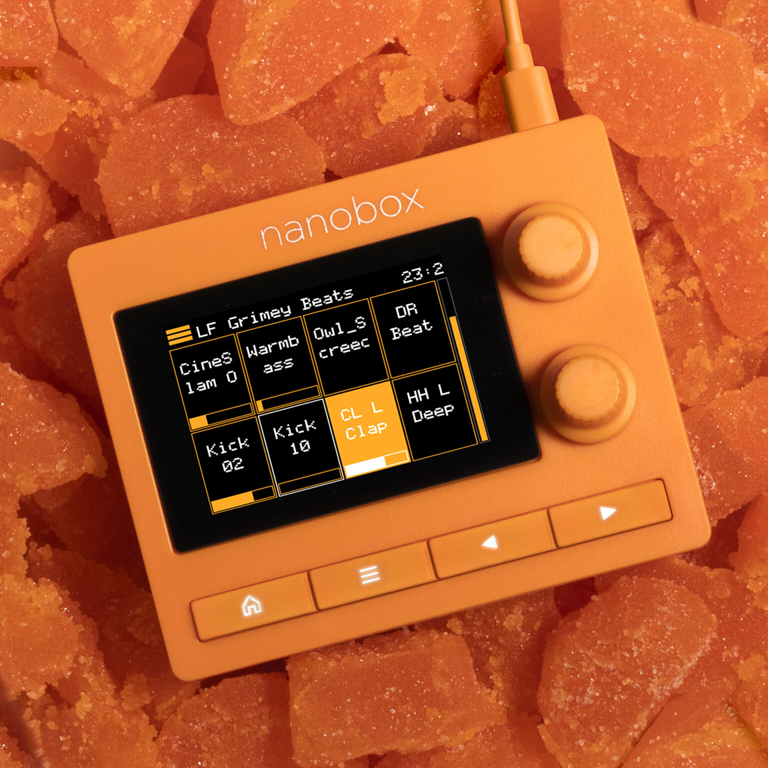nanobox tangerine Compact Streaming Sampler 1010music LLC